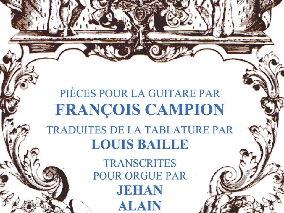 François Camption - Page de couverture